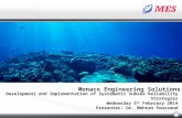 Mes presentation subsea reliability