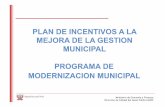Plan de Incentivos a la Mejora de la Gestión Municipal