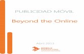 Publicidad móvil. Beyond the online