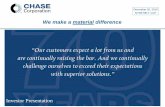 Chase Corp - Investor presentation