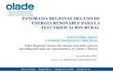 Dominican Republic| Nov-16 | OLADE: PANORAMA REGIONAL DEL USO DE ENERGIA RENOVABLE PARA LA ELECTRIFICACION RURAL