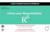 Cómo usar ResearchGate
