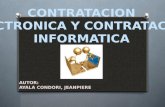 Contratacion electronica y informatica