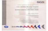 AUDITOR INTERNO ISO 9001-2008 - SGS:SSC:AIC ISO 9001:002152:P: 34400