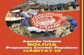 Agenda Urbana Bolivia: Propuestas Comités Populares Hábitat III
