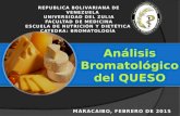 analisis bromatologico del queso