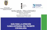 MALARIA TRATAMIENTO TABLAS RÁPIDAS