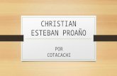 Christian Esteban Proaño por Cotacachi