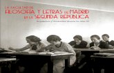 La Facultad de Filosofía y Letras de Madrid en la Segunda República