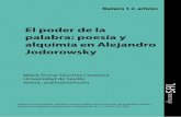 El poder de la palabra: poesía y alquimia en Alejandro Jodorowsky