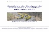 Catálogo de Equipos de Protección Individual Revisión 2011 (162 KB)