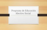 Programa de educación afectivo social