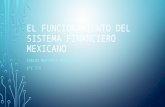 El funcionamiento del sistema financiero mexicano