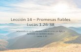 Lección 14 – Promesas fiables