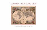 Calendario 2016 del Instituto Geográfico Nacional