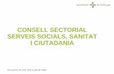 Presentació Constitucio Consell Sectorial Serveis Socials Sanitat i Ciutadania Sant Cugat