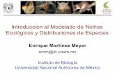 Introducción al Modelado de Nichos Ecológicos y Distribuciones de ...