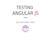 Testing angular js
