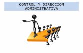 Control y direccion administrativa