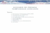 Dossier de Prensa Temporada 2015-2016 Información completa ...