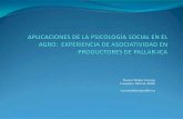 Psicología social en el agro: Una experiencia de intervención en asociatividad con productores de pallar-Ica, Walter Cornejo, DECAL-Perú  (spanish)