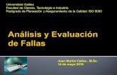 Clase 2 (2016) Análisis y evaluación de fallas