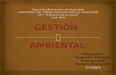 Ecologia gestion ambiental