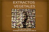 Clase 9 extracción vegetal