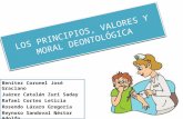Los principios, valores y moral deontológica
