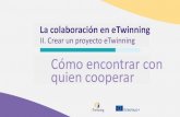 Collaboration in eTwinning: Find a project partner - ES