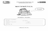 Matemática 3ro primaria.
