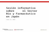 Sesion informativa: sector bio y farma, Japon