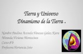 Tierra y universo  dinamismo de la tierra
