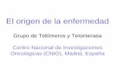 El origen de la enfermedad- Dra. Maria Blasco Madrid - April 2014