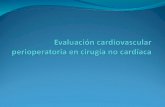 Evaluación cardiovascular preoperatoria