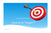 Target. Definición y ejemplos