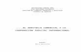 El arbitraje comercial y la cooperación judicial internacional
