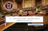 La jurisdiccion contenciosa diapositivas presentación