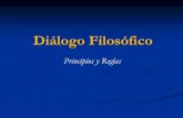 Diálogo filosófico, principios y reglas