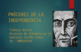 PRÓCERES DE LA INDEPENDENCIA DE COLOMBIA