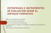 Estrategias e instrumento de evaluación