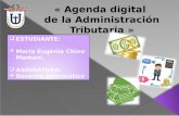 Agenda digital de la Administración Tributaria