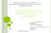 Tarea 5 diapositivas psicologia de la motivacion y de la emocion