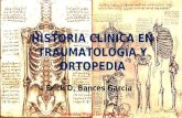 Historia clínica en traumatología y ortopedia