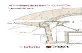 Arqueología de la batalla de Belchite, 2014