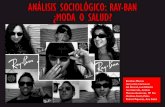 Análisis sociológico de las gafas Ray-Ban