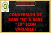 C1 mate   conversión de base n a base 10 con variable - 5º
