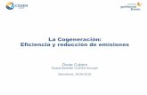 La Cogeneración: eficencia y reducción de emisiones