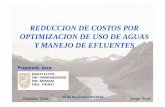 Reducción de Costos por Optimización en Uso de Aguas y Tratamiento de Efluentes