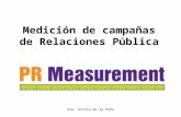 Nueva medición de campañas de relaciones públicas